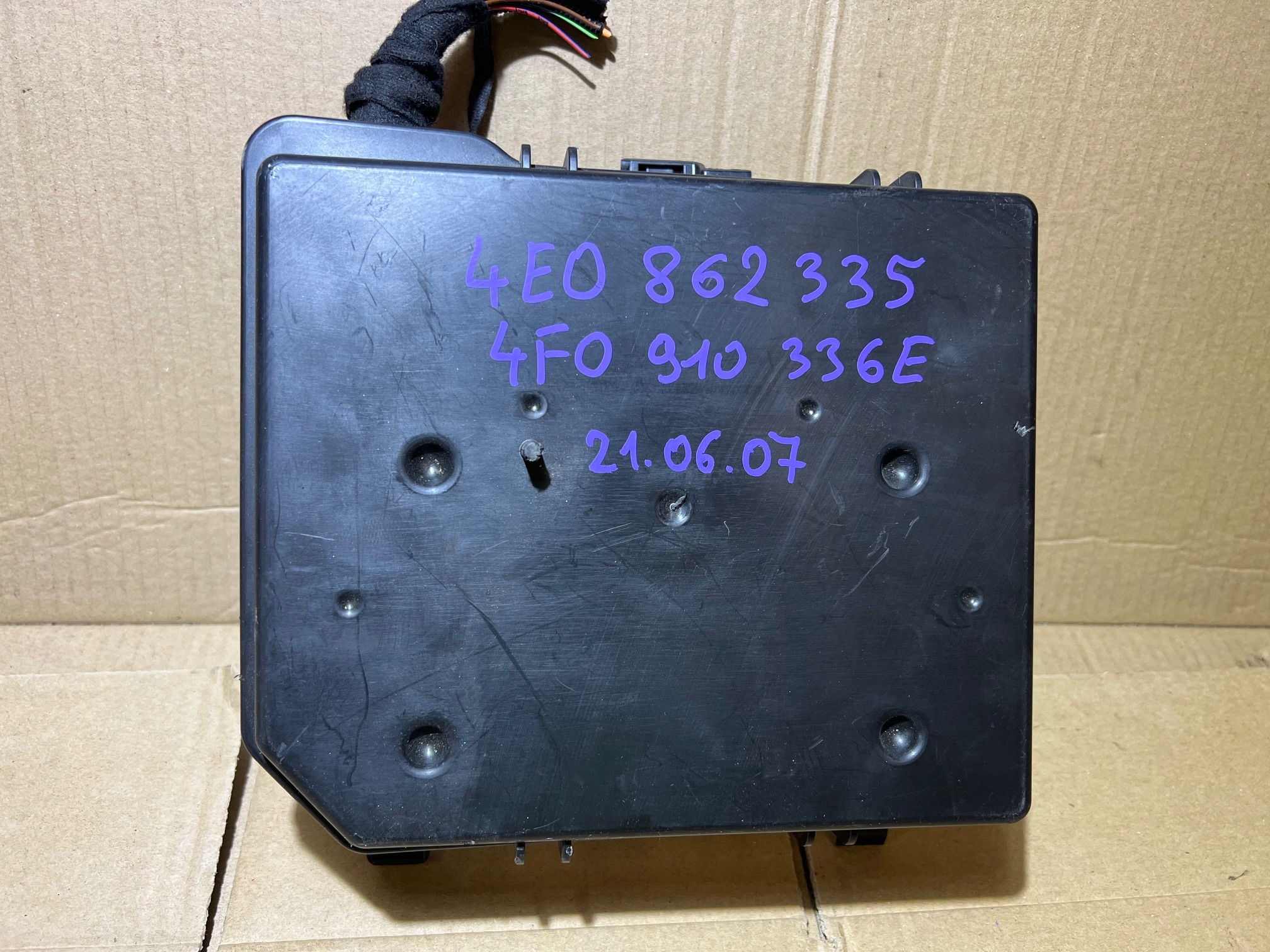 AUDI Q7 4L modul Bedienteil BLUETOOTH 4E0862335 4F0910336E