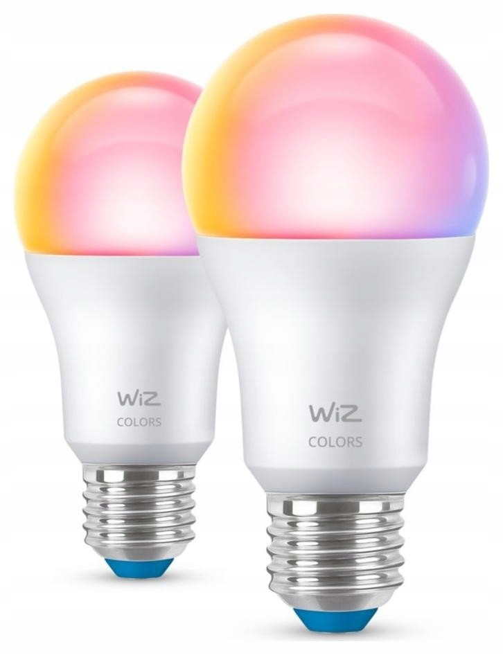 Żarówka LED WiZ 8,5W WiFi, RGBW, E27, 2szt.