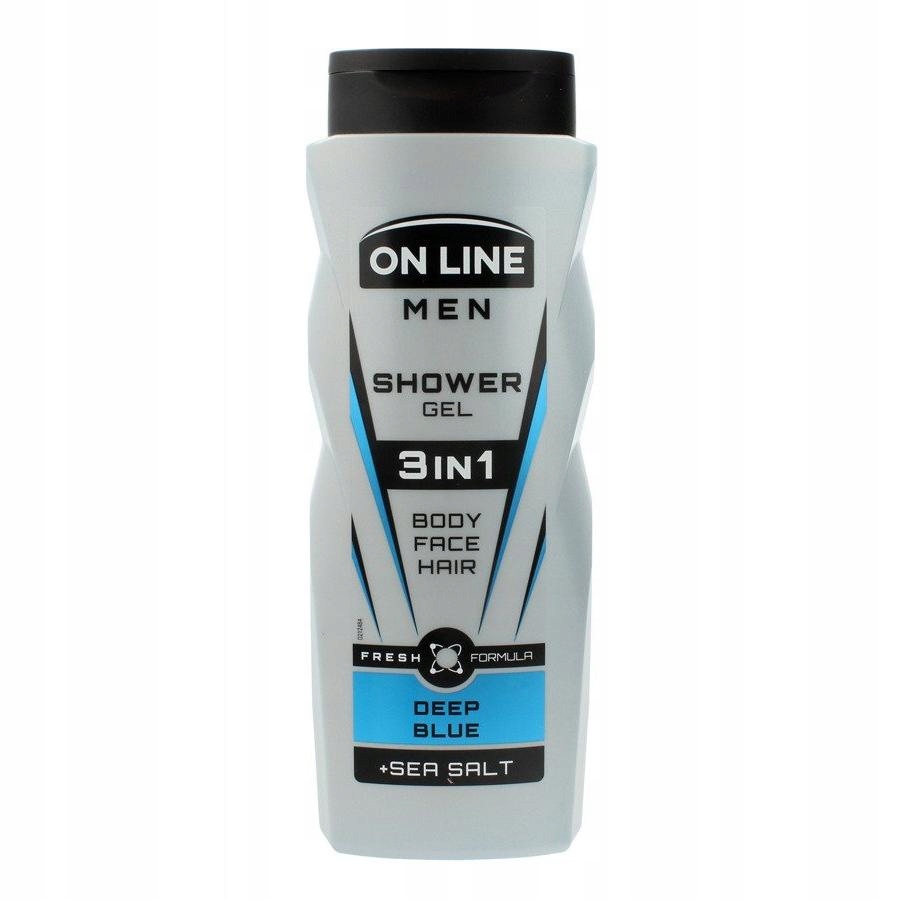 

On line men żel pod prysznic 3in1 deep blue 400ml