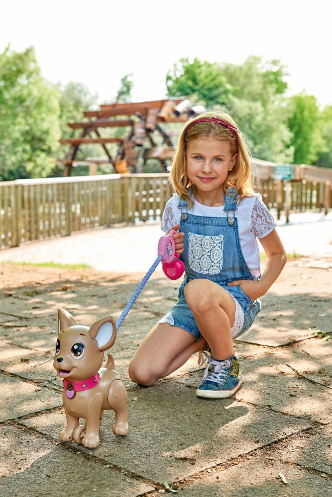 PIESEK CHI CHI LOVE Poo Poo Puppy Robi kupę SIMBA Wiek dziecka 3 lata +