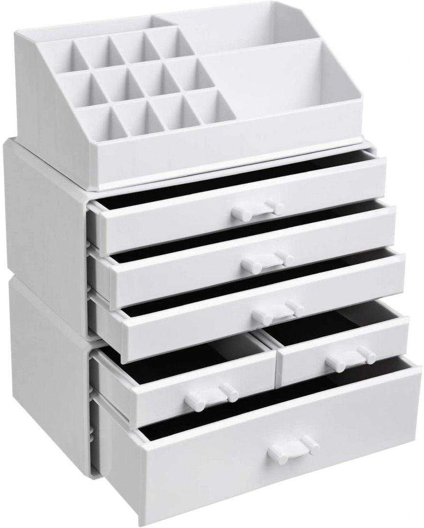 Organizer na kosmetyki Songmics JKA009WT biały