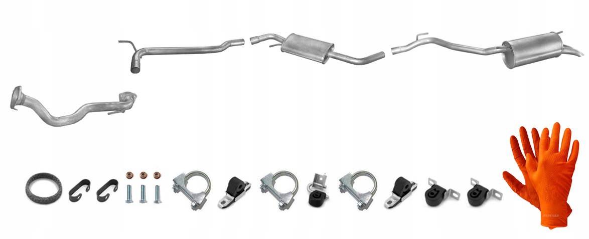 Vw Transporter T4 2.4 D 55 kW (1997-7/2003) Swb Výfukový Systém