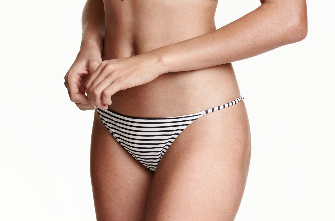 

Dół od kostiumu H&m Majtki Bikini 40 L paski