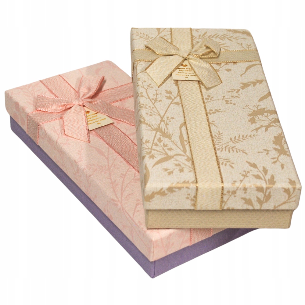 PUDEŁKO PUDEŁKA PREZENTOWE PŁASKIE PROSTOKĄTNE OZDOBNE PREZENT UPOMINEK