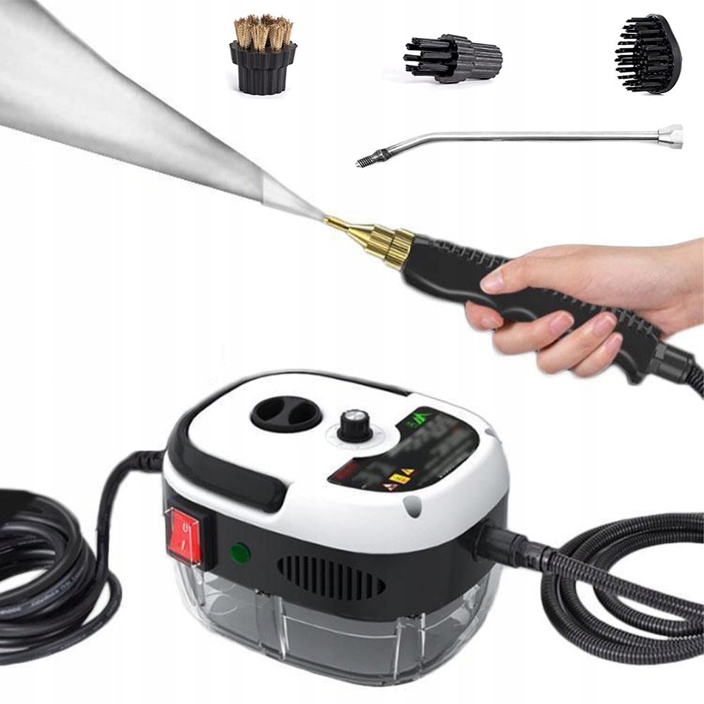 Parní Čistič Oken Parní Čistič 2500W 3BAR Vysoká Kvalita Odolný