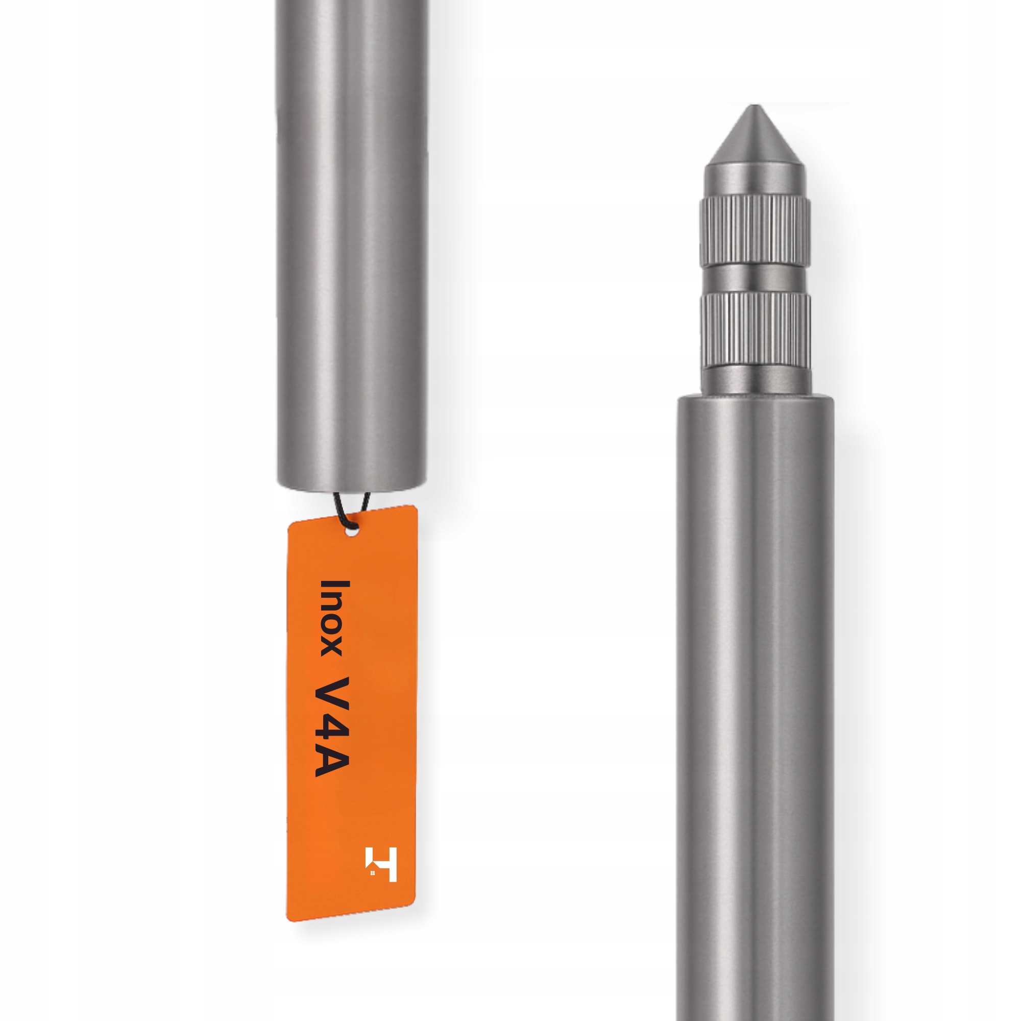 Uziom tyč 20 mm nerezová ocel 1.5 m s dvojitým rýčem