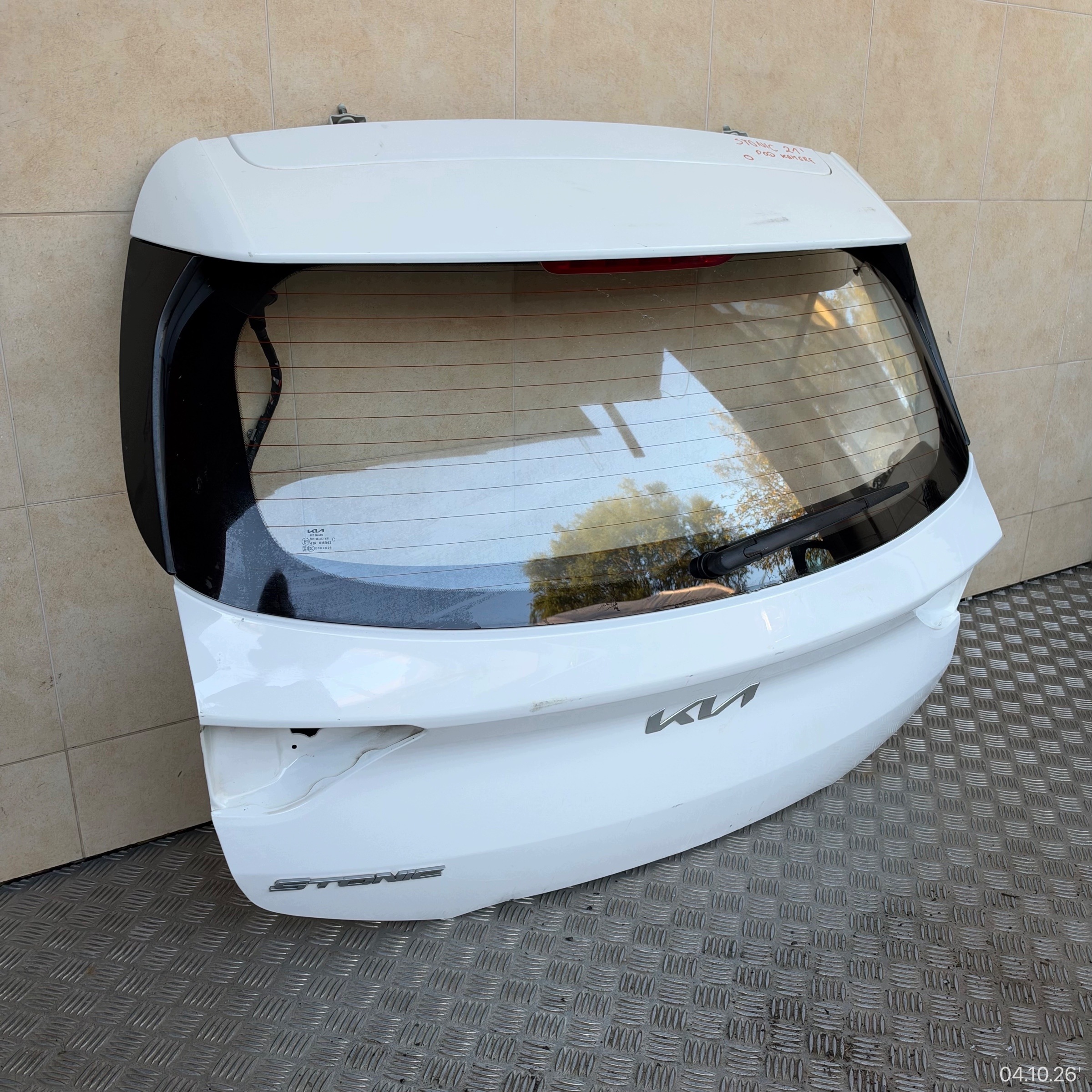 boot doors complete KIA STONIC 2021 year below KAMERE