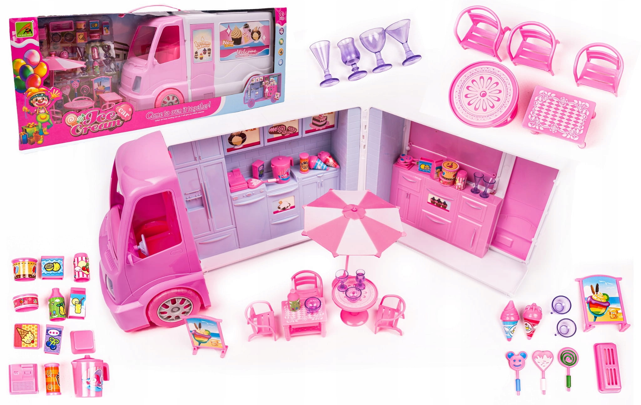 

Auto Food Truck Lodziarnia Kamper Lodowy Samochód