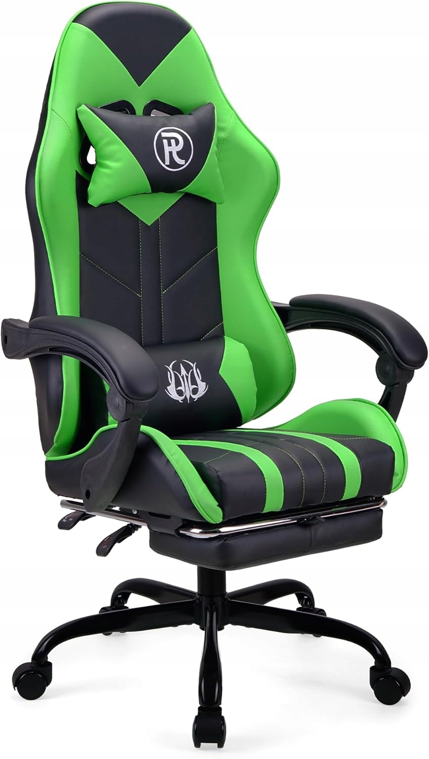 Herní židle, kancelářská, otočná, počítačová, ergonomická, kožená