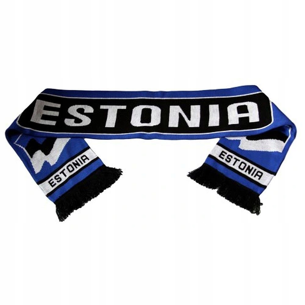ESTONIA SZALIK DZIANY DLA KIBICA 140x18cm