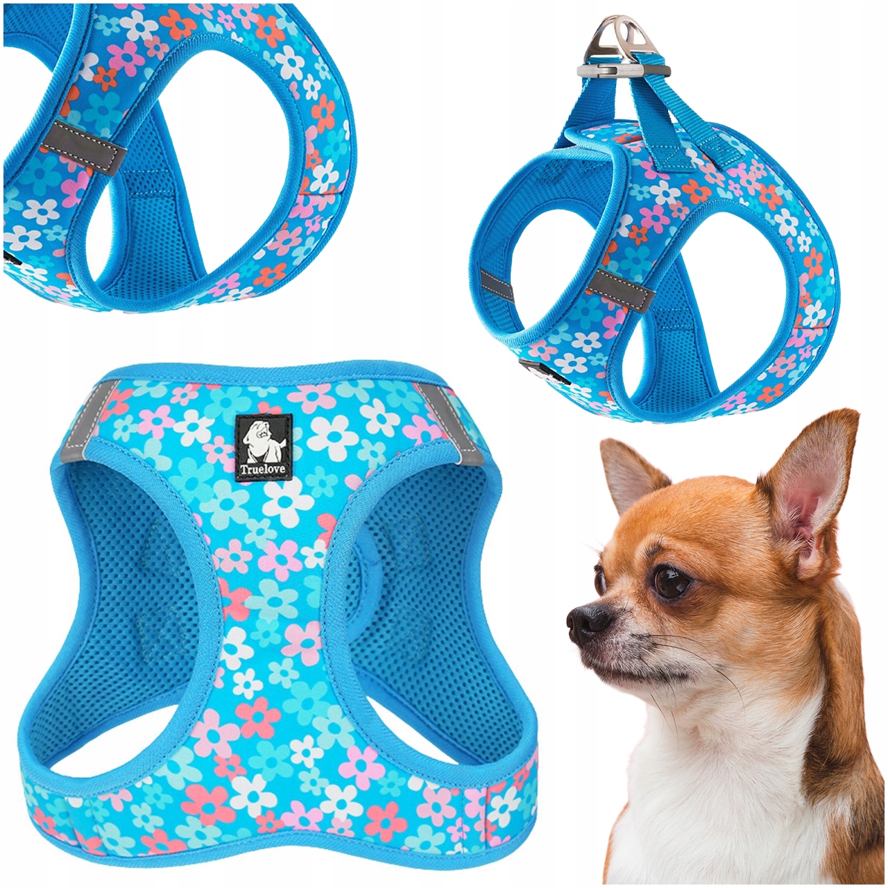 Levně Postroj Pro Malého Psa Step-in Nastavitelný Truelove Mini Malibu Xxxs