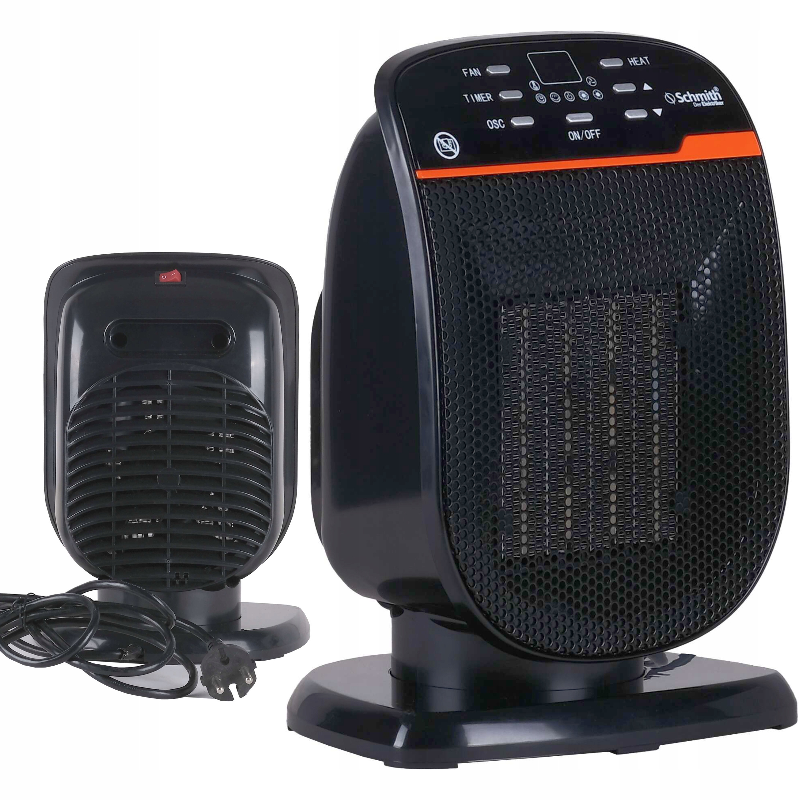 Schmith Keramický Ohřívač Elektrický Ohřívač 900/1500W Oscilace Led