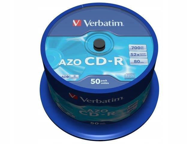 Verbatim Cd-r Verbatim 700MB Azo (Cake 50)