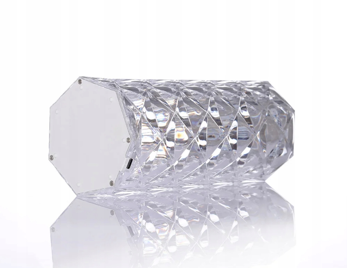 KRYSZTAŁOWA LAMPKA LED DIAMENTOWA RÓŻA DOTYKOWA EAN (GTIN) 5903726634984