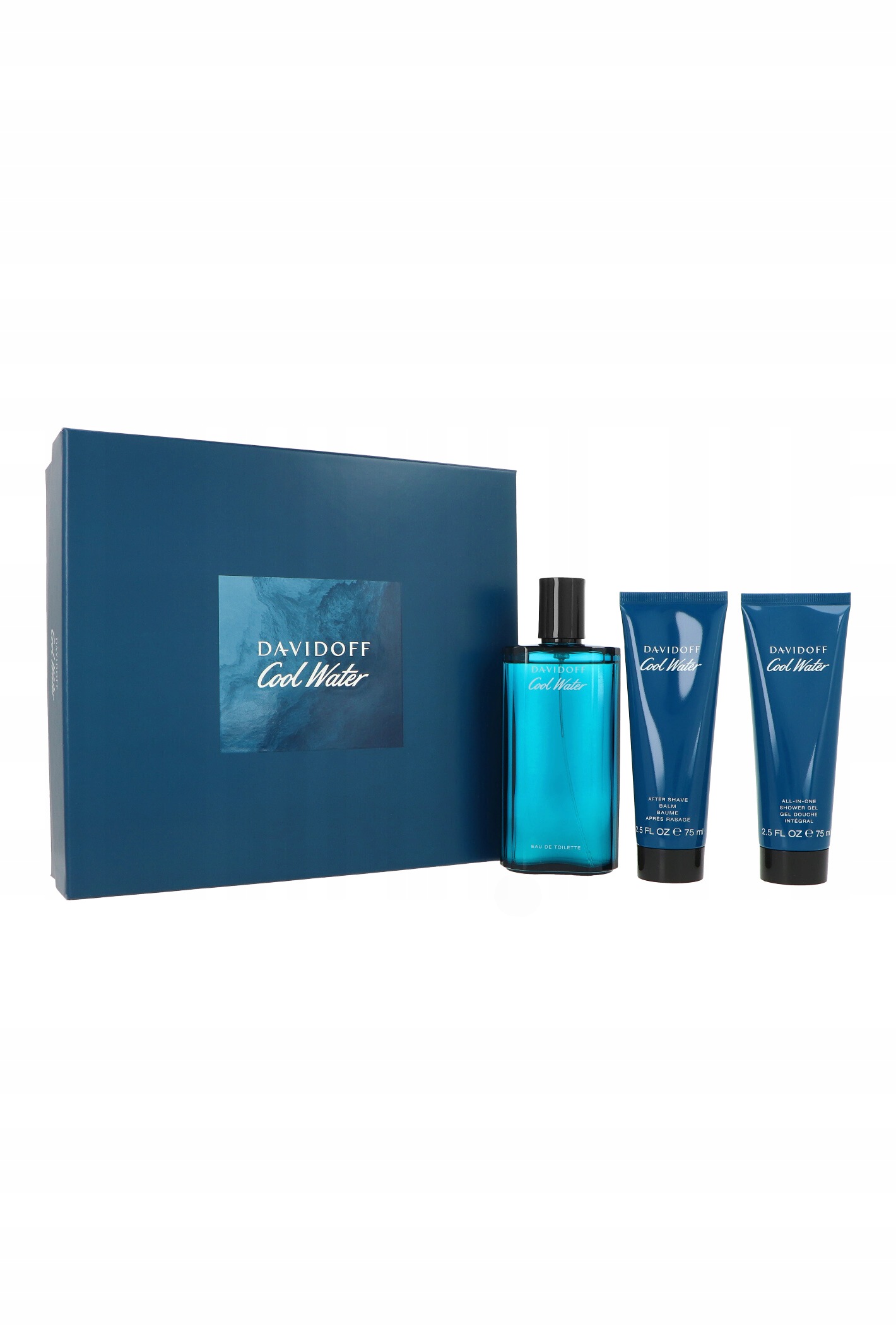 Zestaw Davidoff Cool Water Edt 125ml Shower Gel 75 After Shave Balm 75