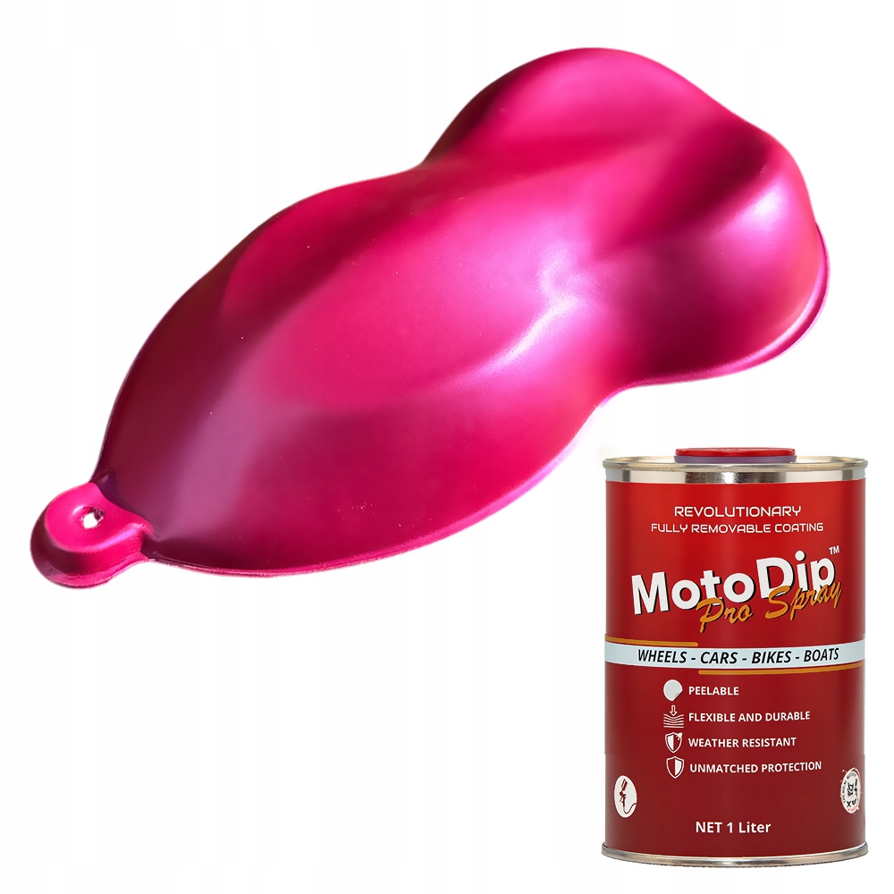 Moto Dip MotoDip Venom Pink różowy perłowy mat 1 litr z podkładem