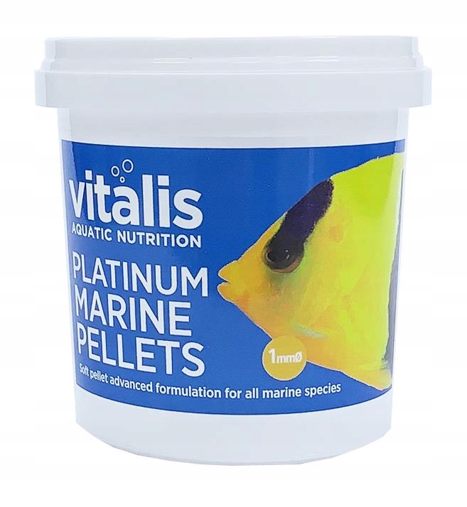 Krmivo Pro Mořské Ryby Granule Mořské Pelety Xs 1 MM 70 G