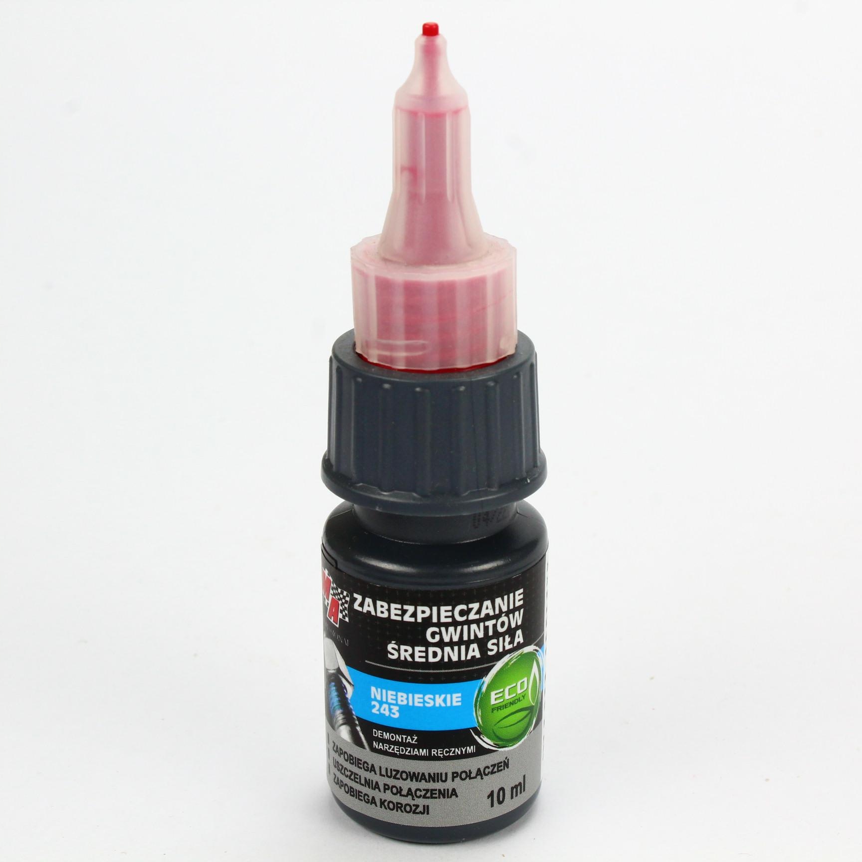 Klej Do Gwintów Niebieski Średni 10ml