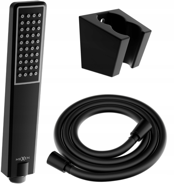 

Mexen Zestaw Prysznicowy Słuchawka R-72 Wąż Czarny