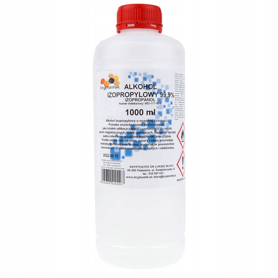 

Alkohol izopropylowy 1000ml izopropanol 1 litr