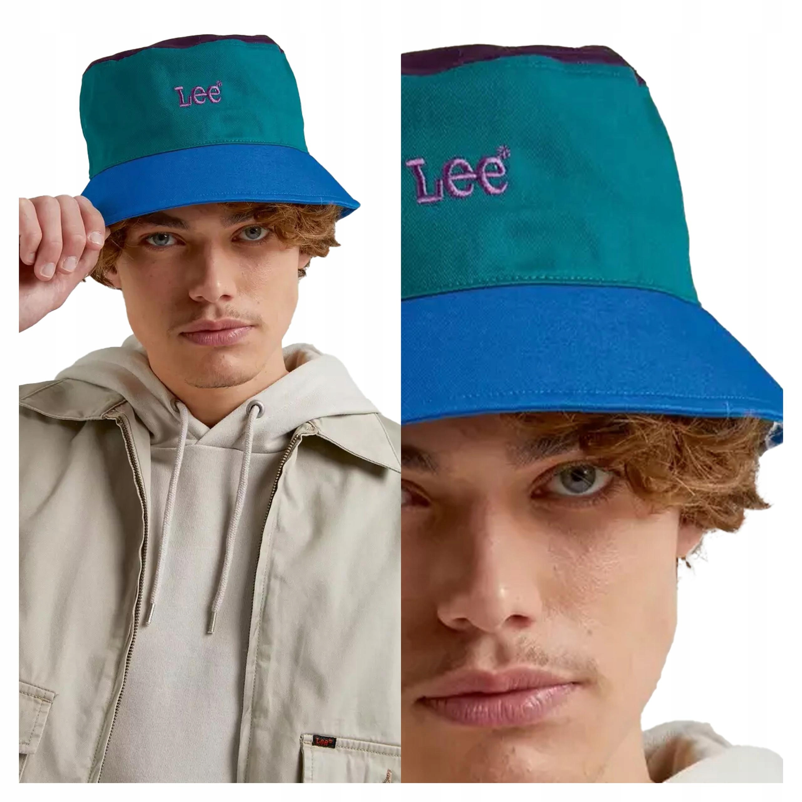 Lee Reversible Bucket Hat Pánský Klobouk One Size