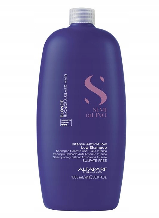 Alfaparf Semi Di Lino Anti-Yellow Šampon pro blond vlasy 1000 ml