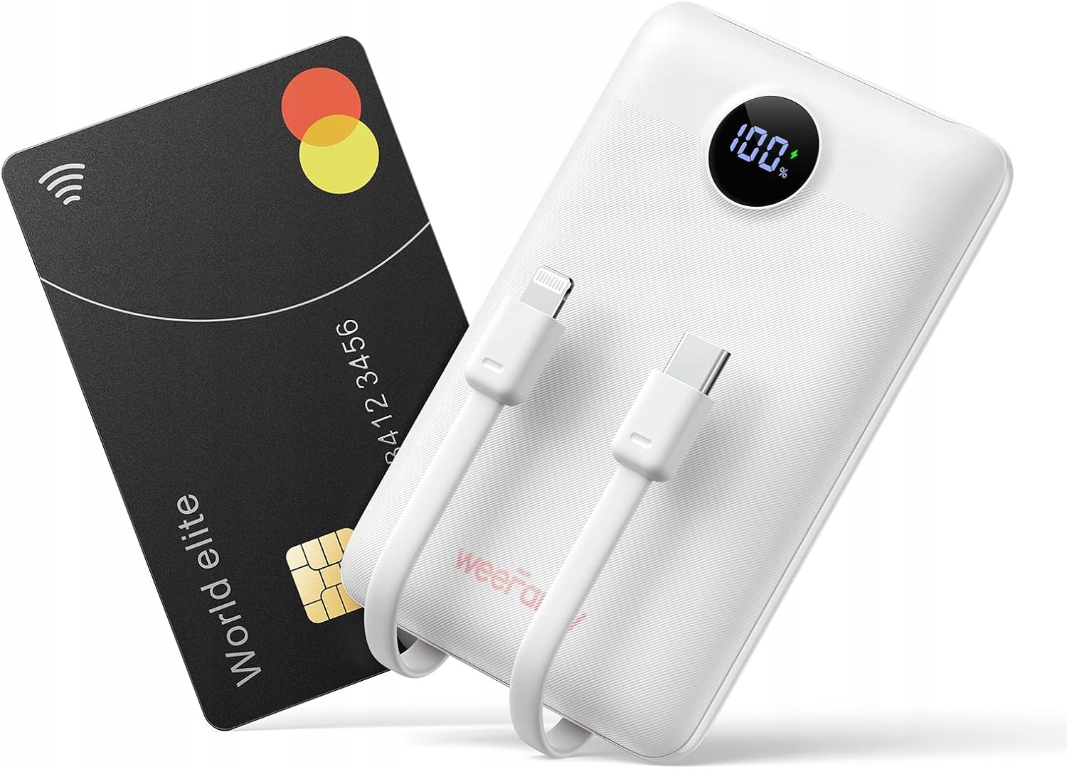 Powerbanka 10000 mAh 22,5W Usb-c Pd Vestavěné Kabely Mini