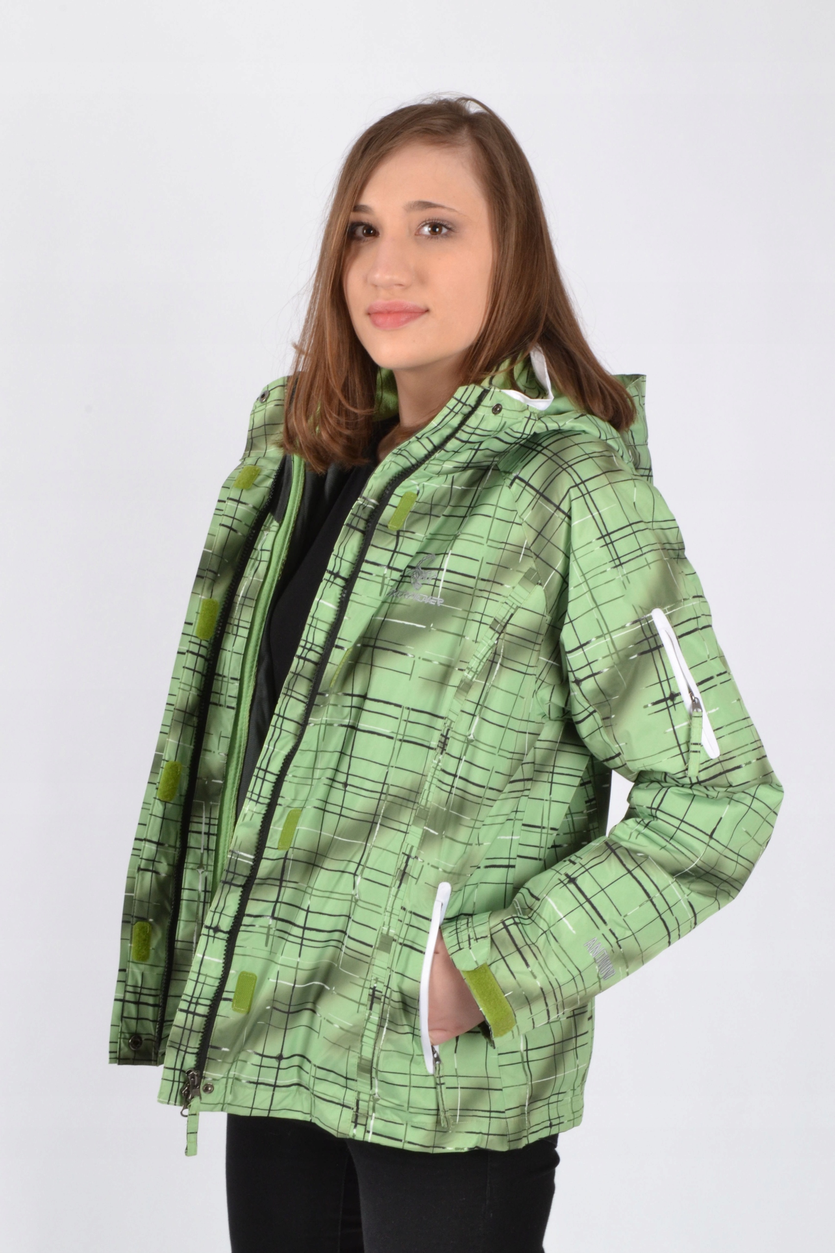 WYPRZEDAŻ Kurtka damska 3w1 z odpinanym polarem .S Rozmiar S