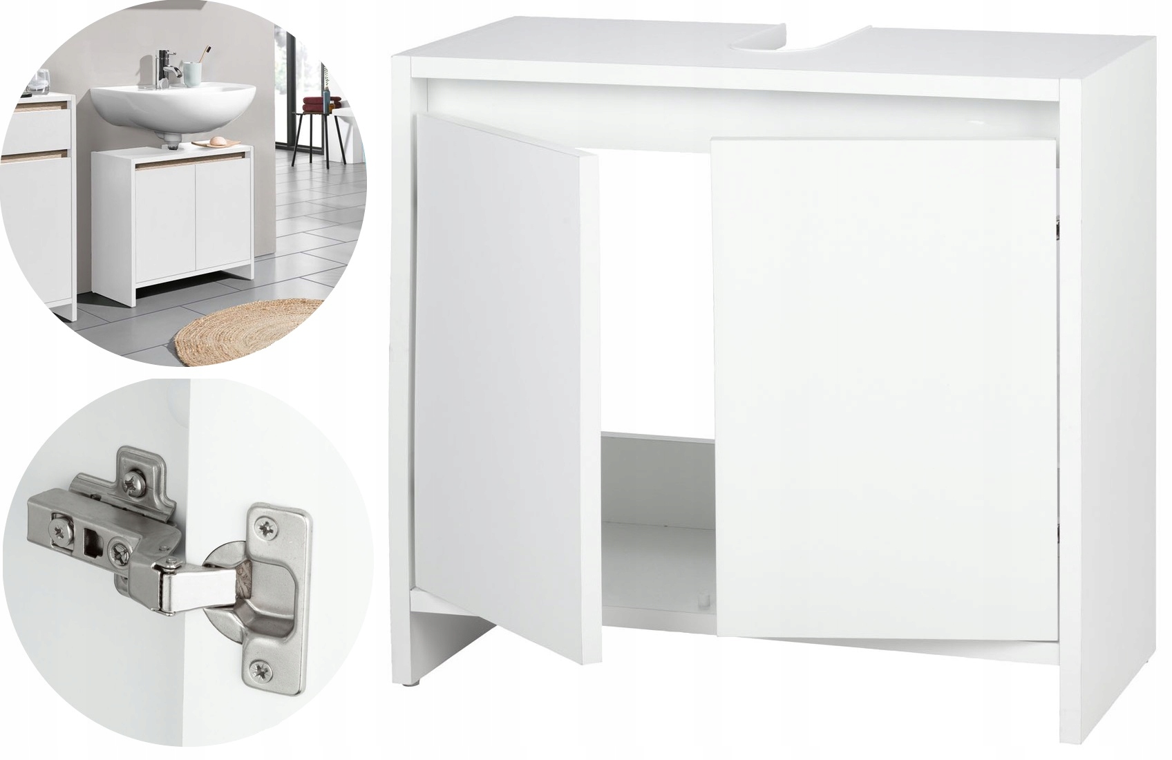 

Livarno home Szafka pod umywalkę Oslo, biała