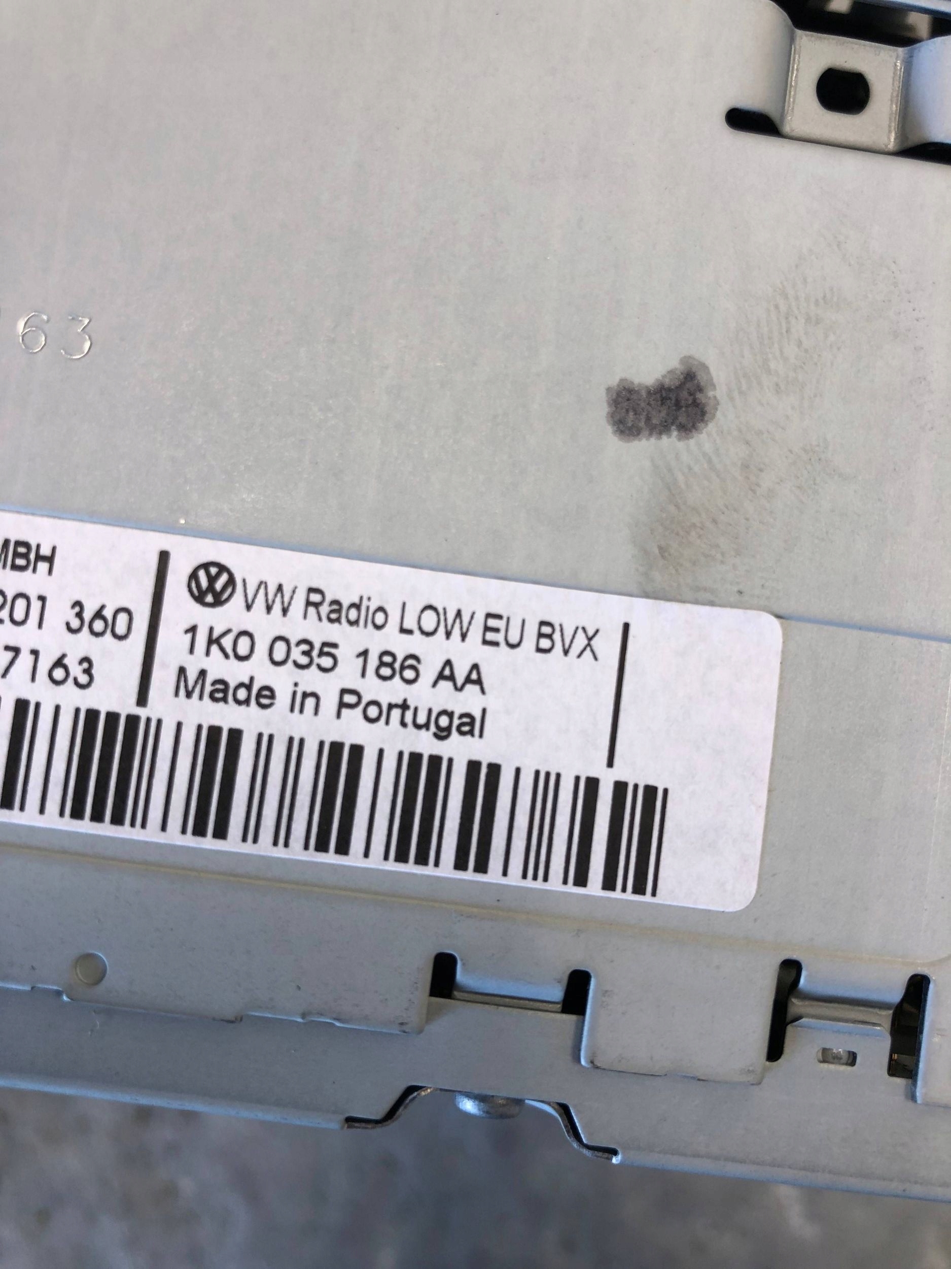 RADIO CD VW GOLF VI 1K0035186AA