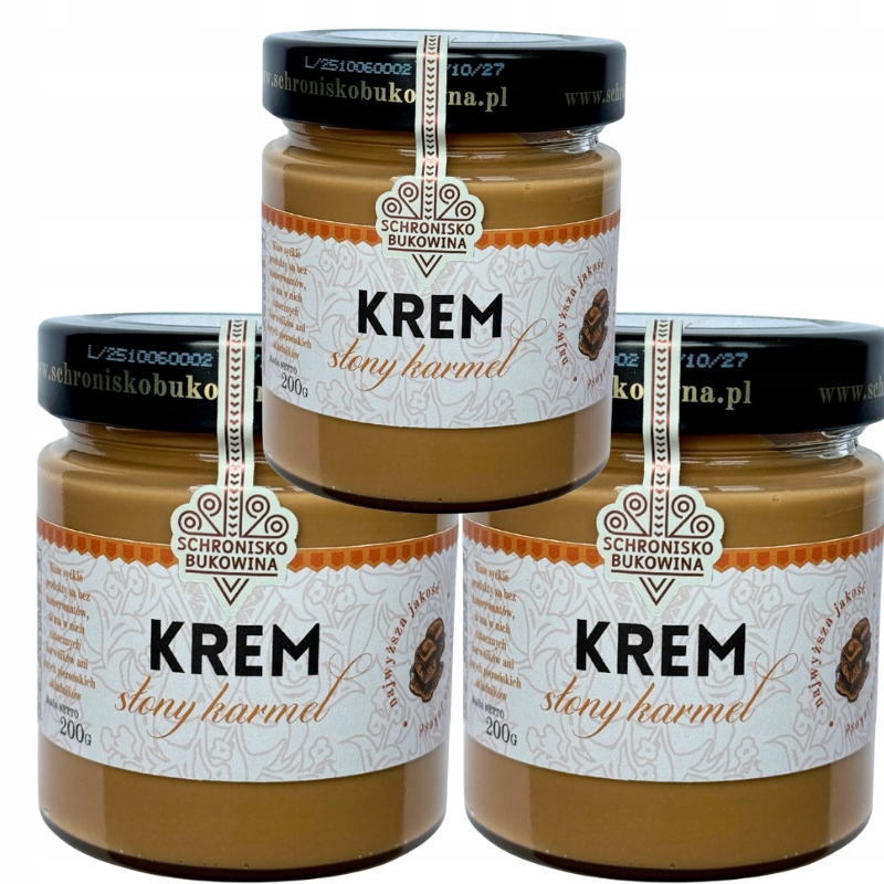Levně Krém Slaný Karamel 200 g Schronisko Bukowina pro dezerty