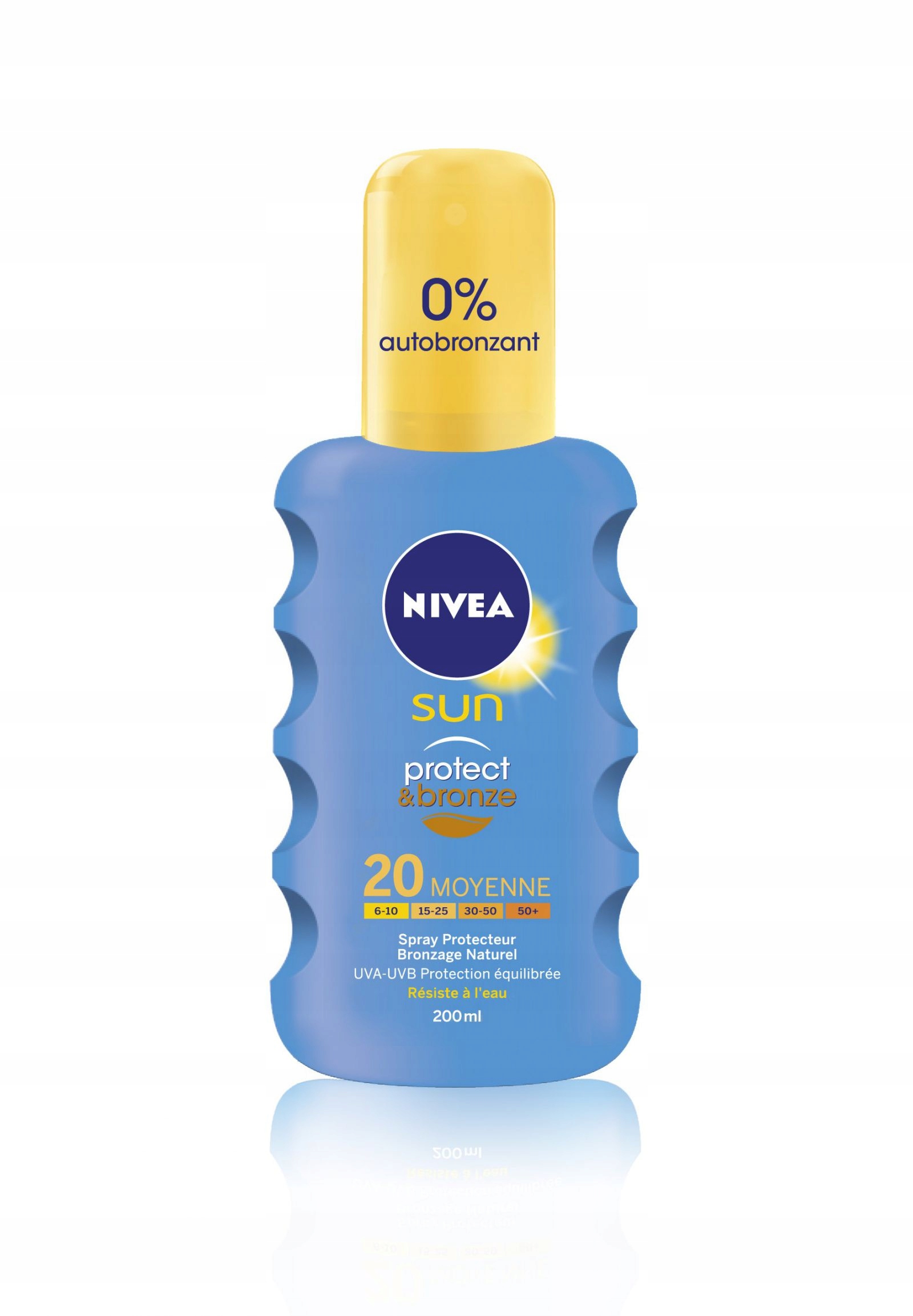 Nivea Sun Protect+bronze Sonnenschutz Spray Lsf 20 200 ML