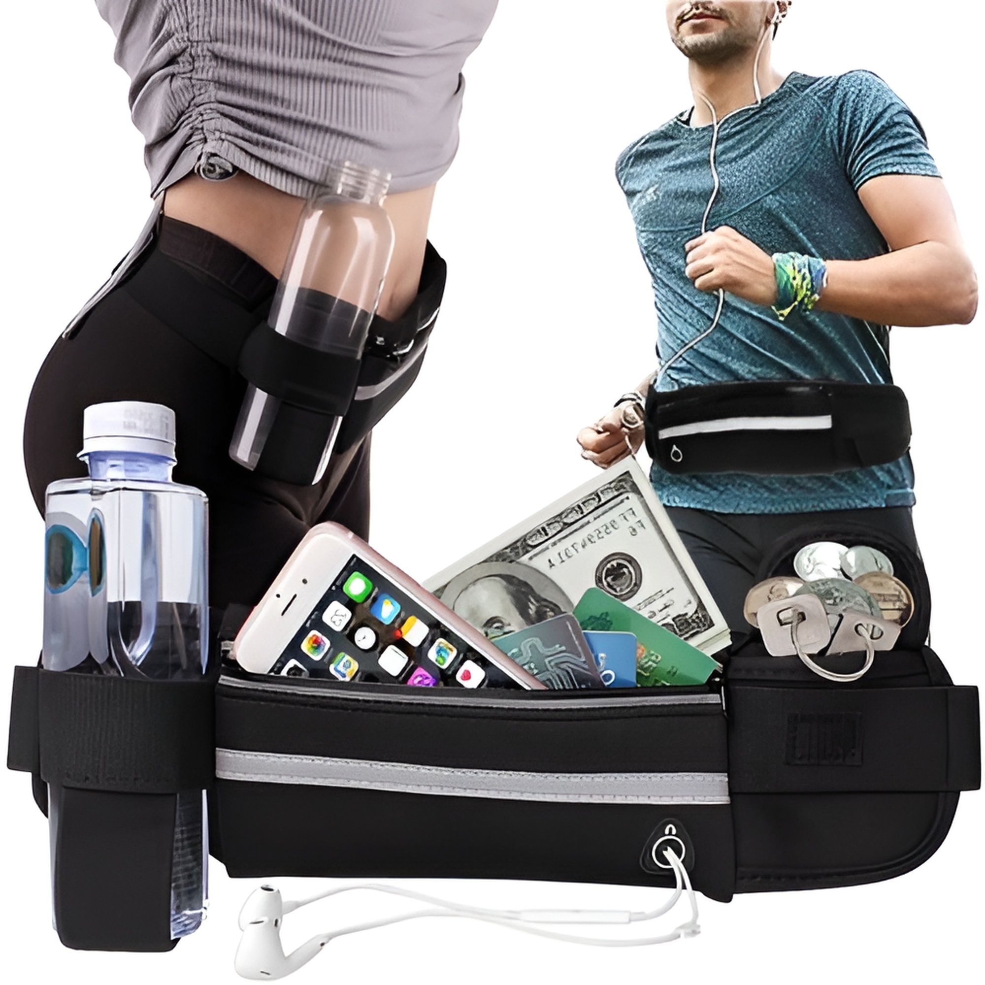 NERKA SASZETKA MĘSKA DAMSKA TOREBKA BIEGANIA SPORTOWA PAS TELEFON BIODRÓWKA