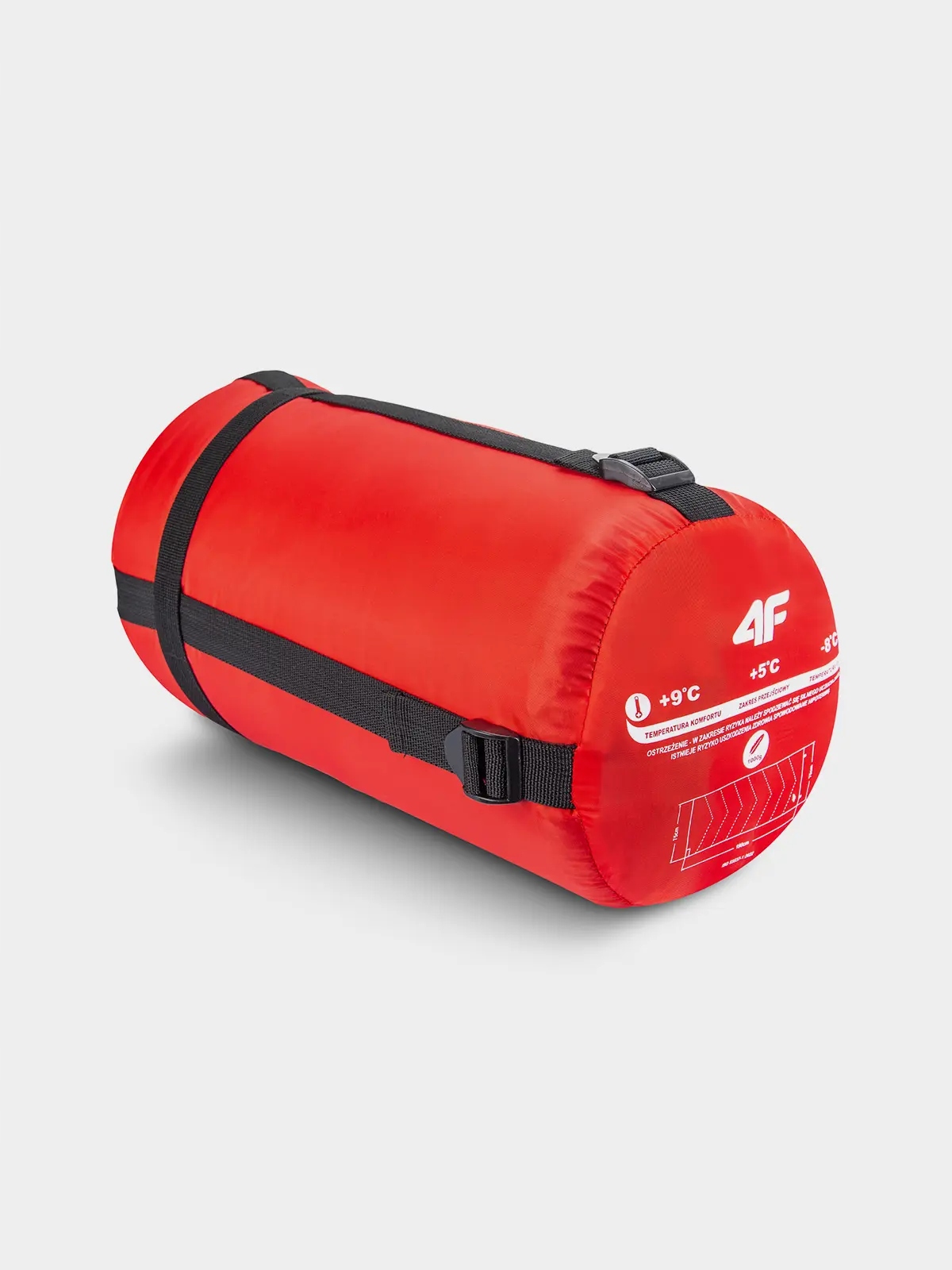 ŚPIWÓR TURYSTYCZNY KOŁDRA 4F KEMPING CIEPŁY LEKKI 2W1 DO -8C 190x75cm Rodzaj syntetyczne