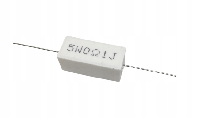 

Rezystor opornik Rwa 0,1 Ohm 5W 5% 2szt
