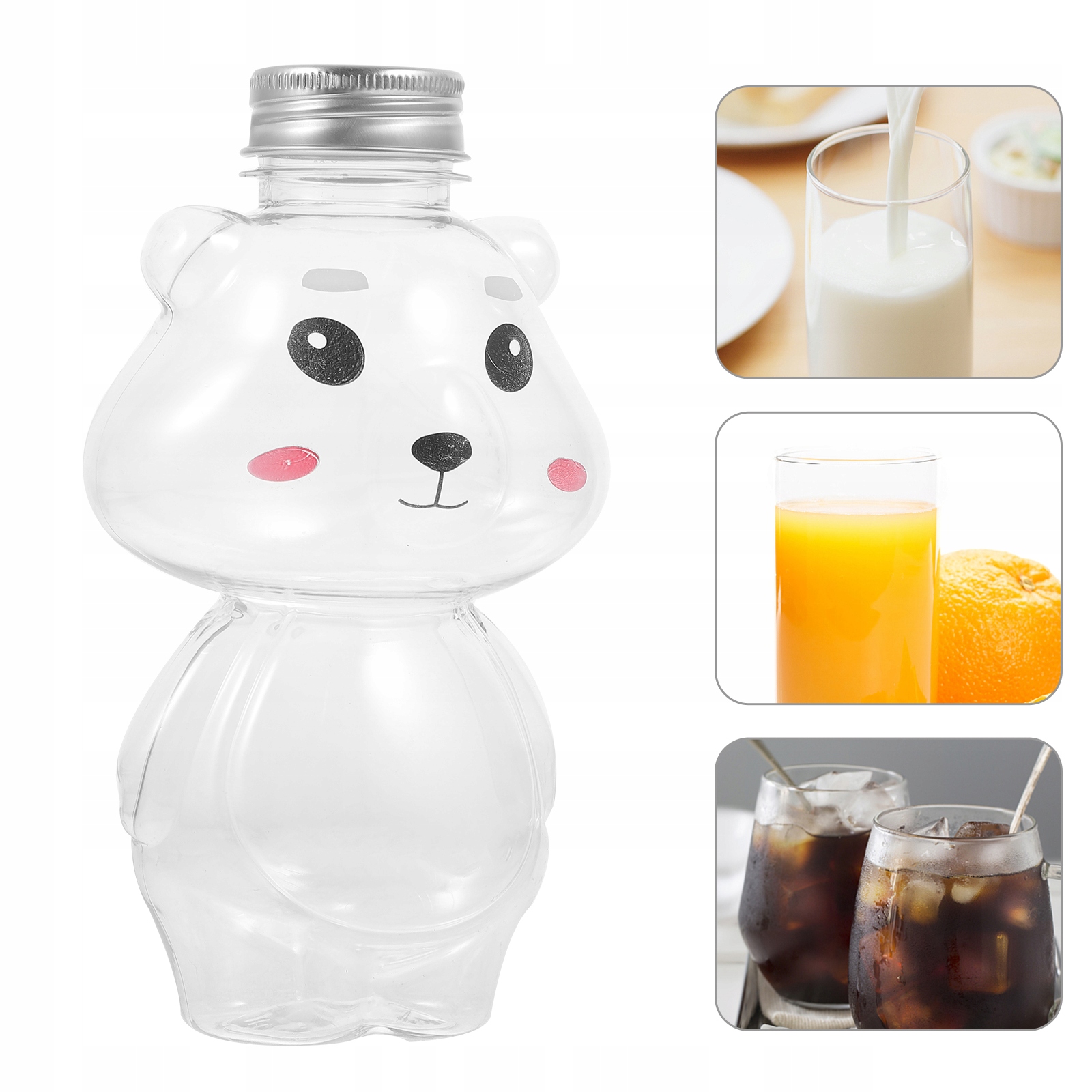 KARTONOWA BUTELKA NA NAPÓJ MLECZNA HERBATA 4 SZT Marka bez marki