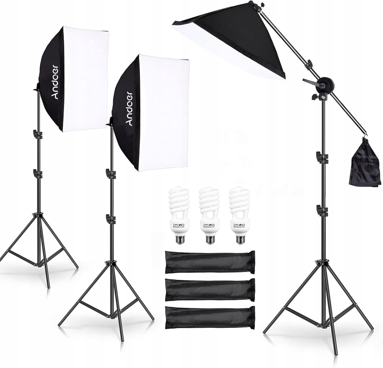 Studiový osvětlovací set Andoer 3x Softbox Led 50×70 cm