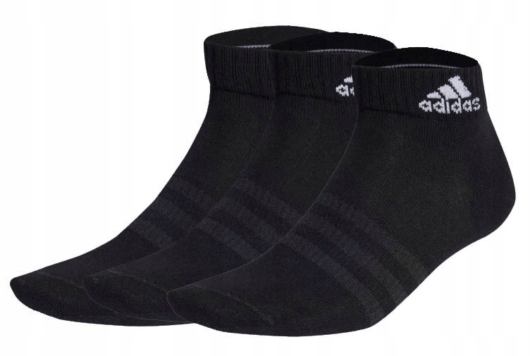 

Skarpety Adidas Czarne Thin Light 3-pak r L 43-45