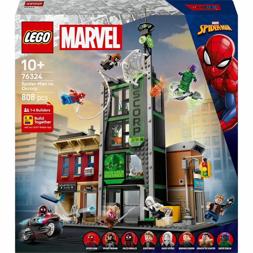 Lego Marvel Heroes Spider-Man a Oscorp 76324