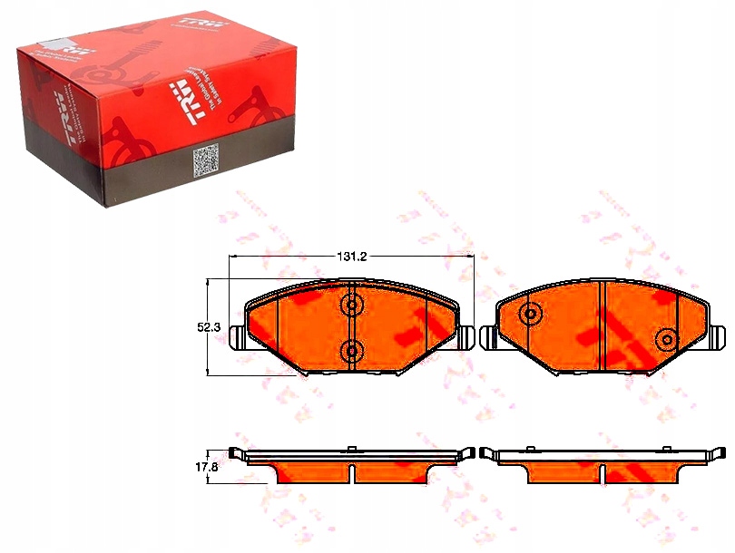 Brzdové Destičky Vw Přední Bora Golf IV Polo 98- Tr