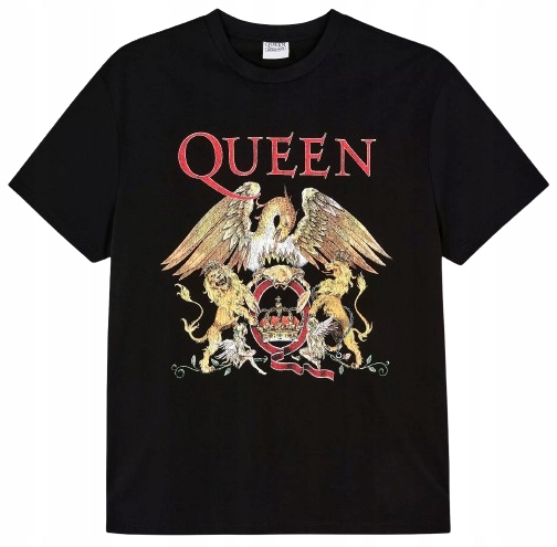 Černé Tričko Queen Freddie Mercury Velké Logo Originál 3XL