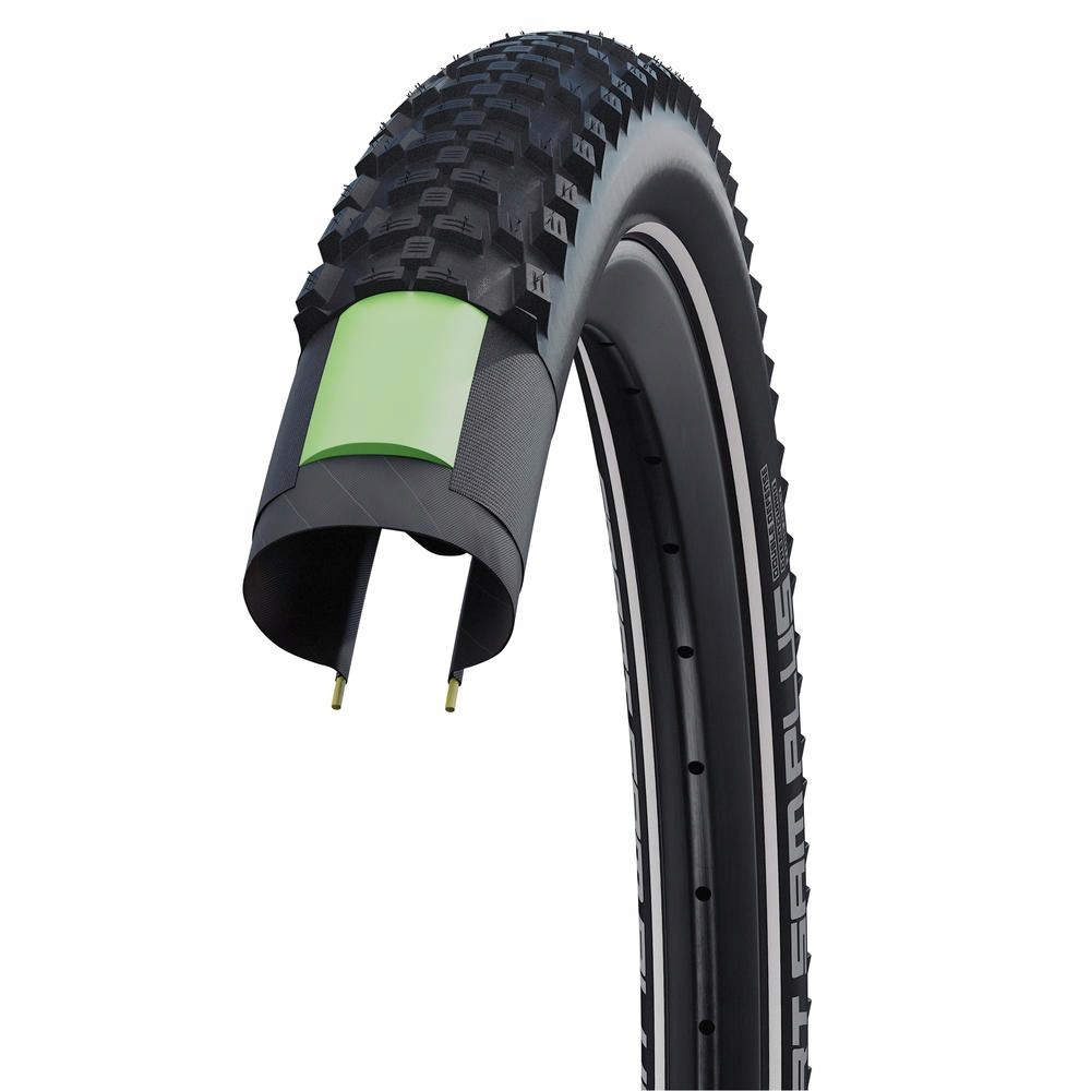 Schwalbe Smart Sam Plus pneumatika 27,5 x 2,10 zesílená s reflexním pruhem