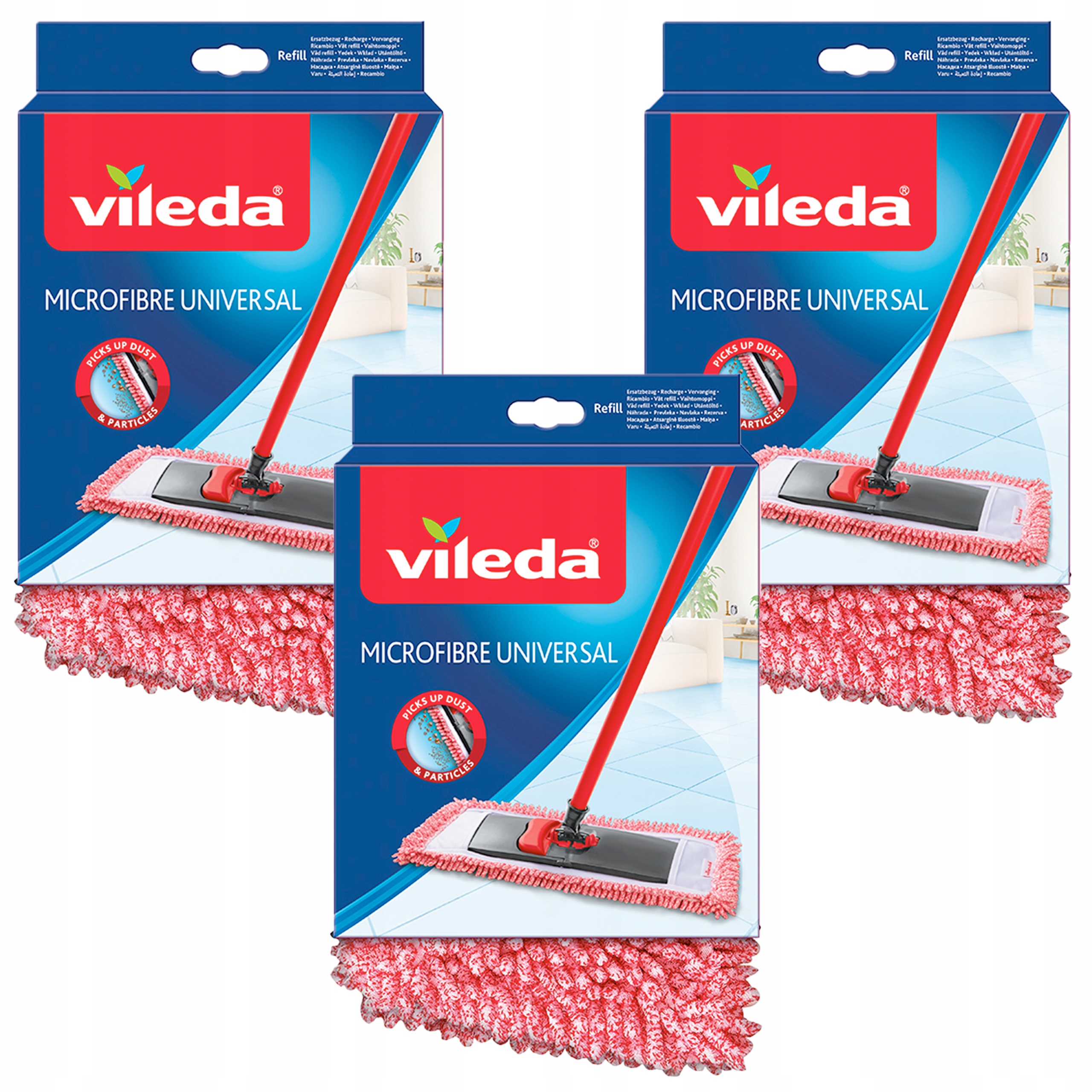 Levně Vileda vložka do mopu plochého 3D Chenille 3ks