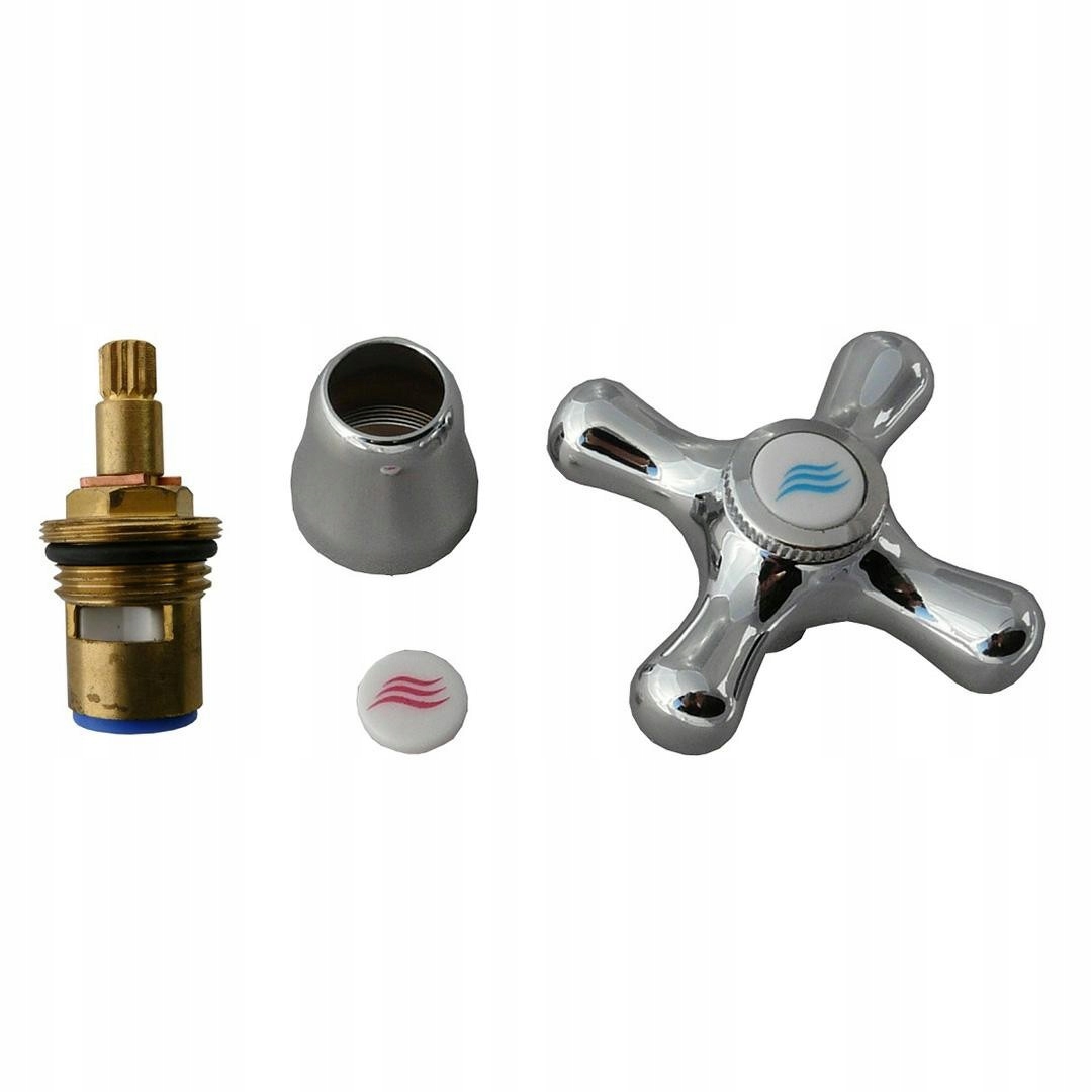 pokrętło/kurek baterii Retro z głowicą