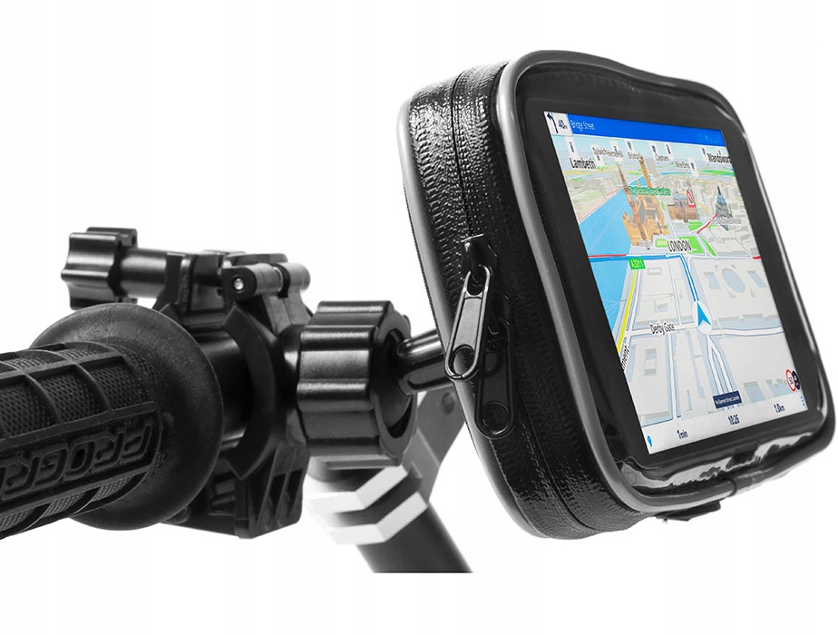 Uchwyt na telefon do quada – z etui – wodoodporny Wymiary wew. 140x72x20mm Kolor czarny