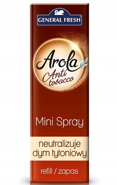 

Arola odświeżacz Mini Spray zapas Antytabak 15ml