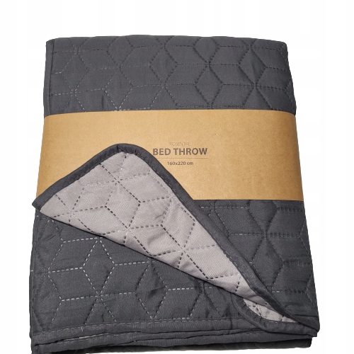 Narzuta ROSEN szara DWUSTRONNA 160x220 cm EAN (GTIN) 25824554