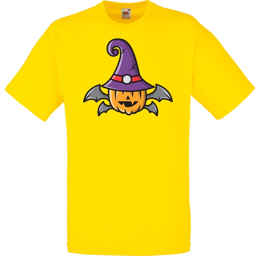 

Koszulka halloween czarownica dynia S żółta jaskra