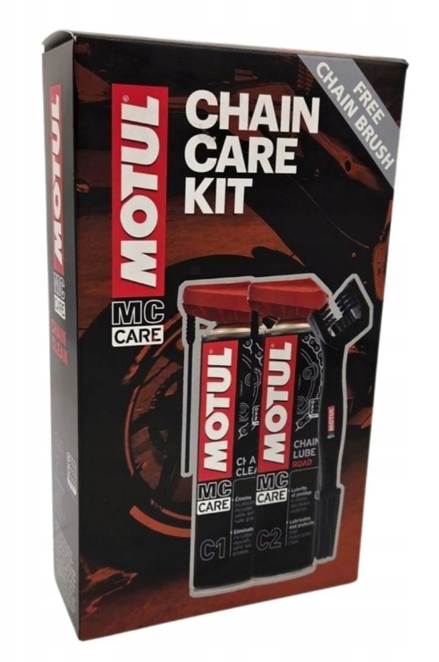 Motul Chain Care Kit Zestaw Do Łańcucha Motocykla C1/C2/SZCZOTKA
