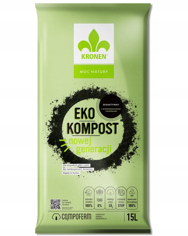 Eko kompost nowej generacji – 15 l Kronen